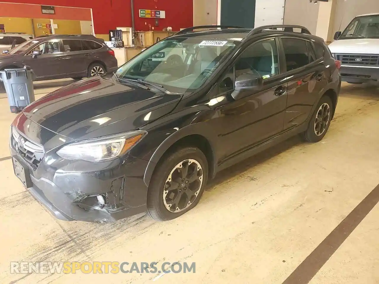 1 Photograph of a damaged car JF2GTAEC7M8343685 SUBARU CROSSTREK 2021