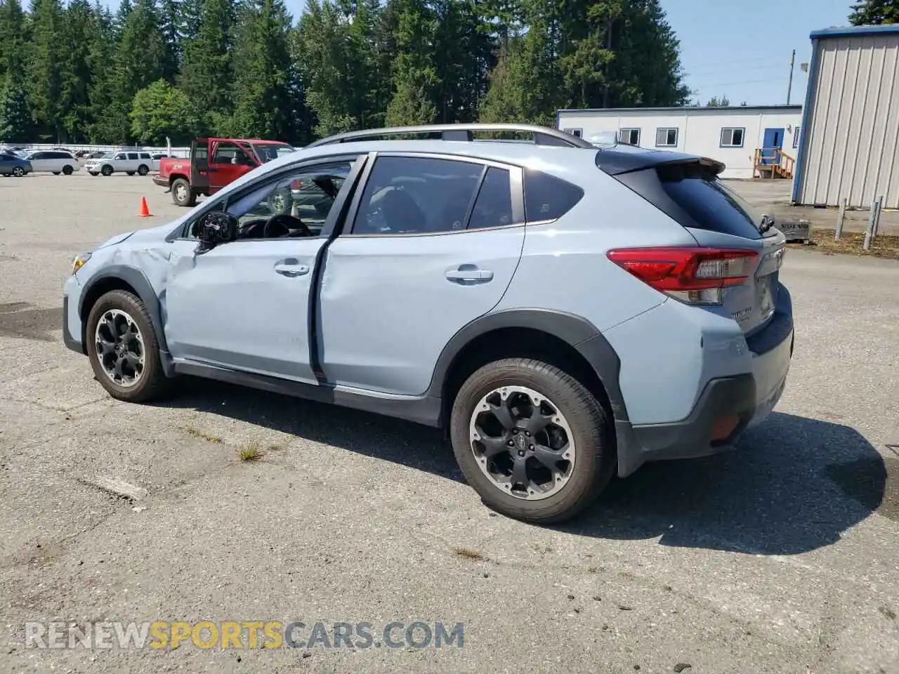 2 Photograph of a damaged car JF2GTAEC7M8348918 SUBARU CROSSTREK 2021