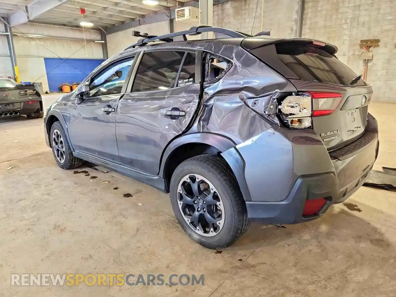 2 Photograph of a damaged car JF2GTAEC8M8672282 SUBARU CROSSTREK 2021
