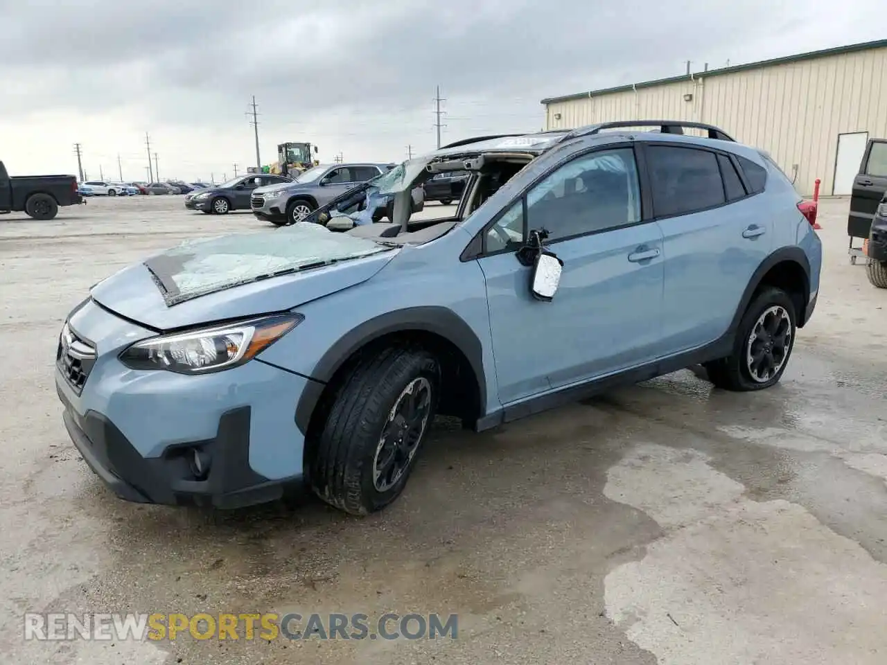 1 Photograph of a damaged car JF2GTAEC8MH236113 SUBARU CROSSTREK 2021