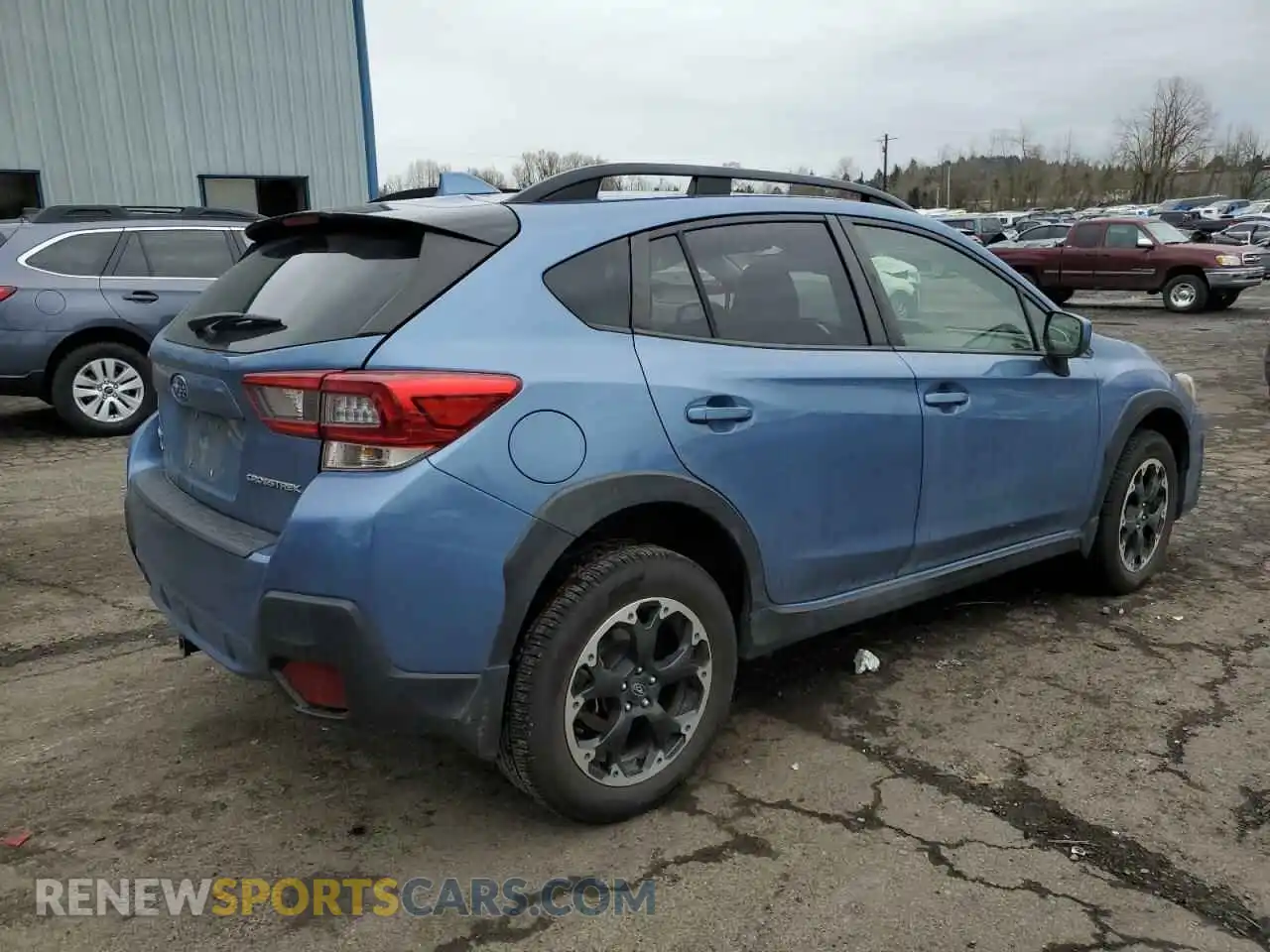 3 Photograph of a damaged car JF2GTAEC8MH349379 SUBARU CROSSTREK 2021