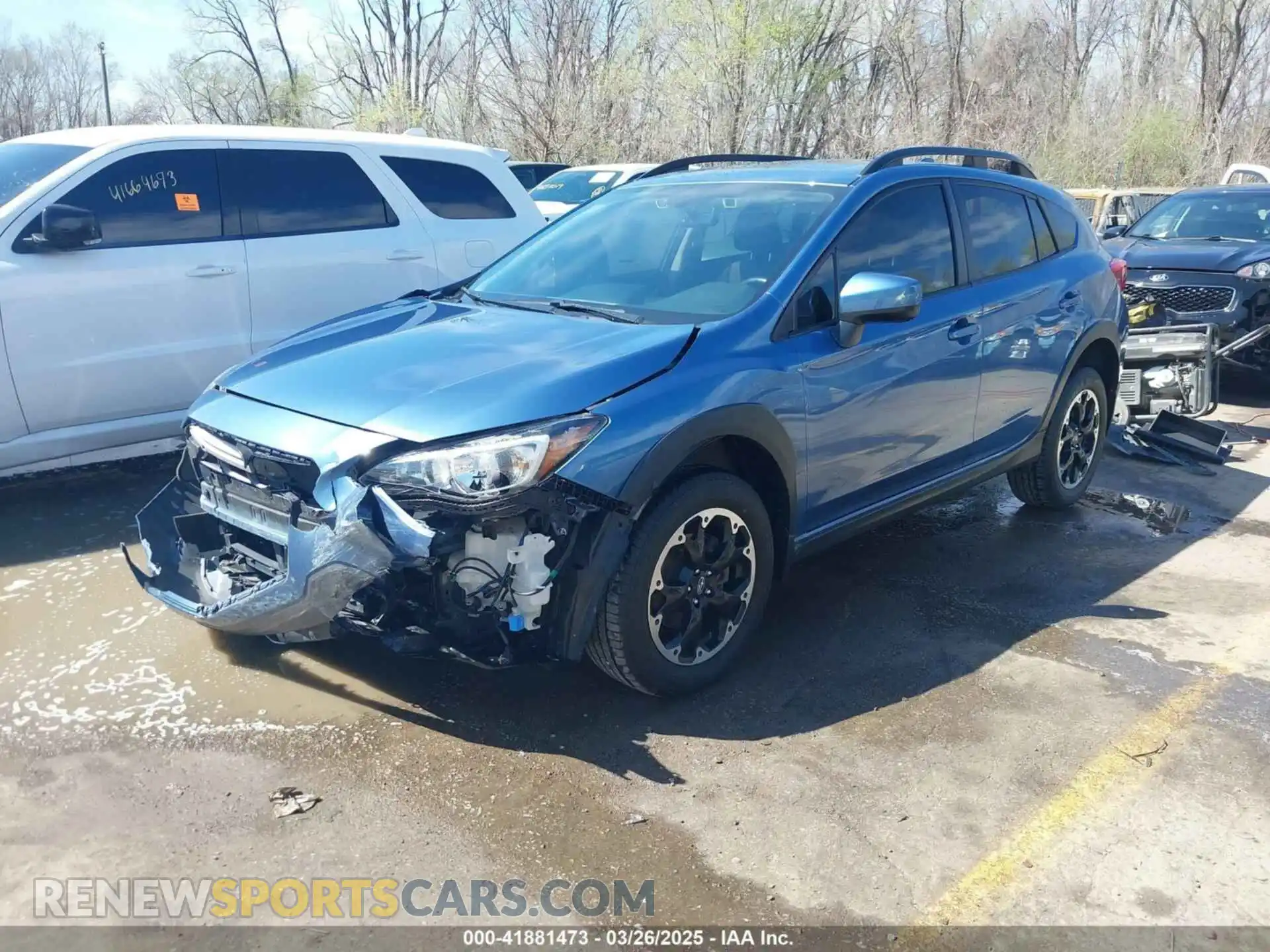 2 Photograph of a damaged car JF2GTAEC8MH665879 SUBARU CROSSTREK 2021