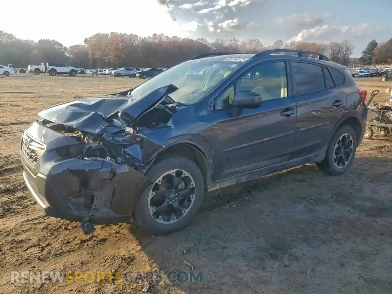 1 Photograph of a damaged car JF2GTAEC9MH356244 SUBARU CROSSTREK 2021