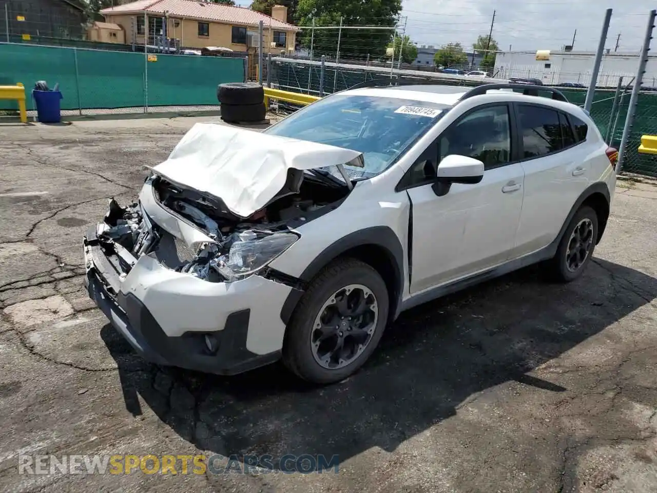 1 Photograph of a damaged car JF2GTAEC9MH362318 SUBARU CROSSTREK 2021