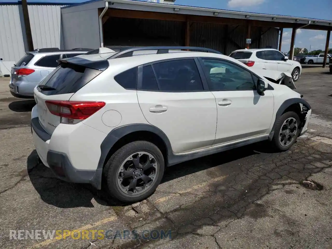 3 Photograph of a damaged car JF2GTAEC9MH362318 SUBARU CROSSTREK 2021
