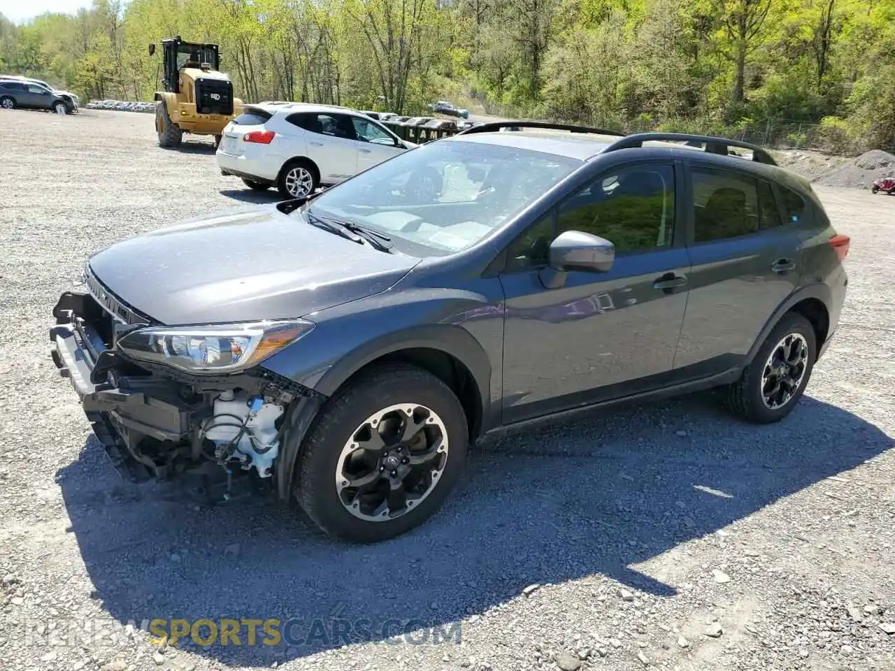 1 Photograph of a damaged car JF2GTAECXM8264754 SUBARU CROSSTREK 2021