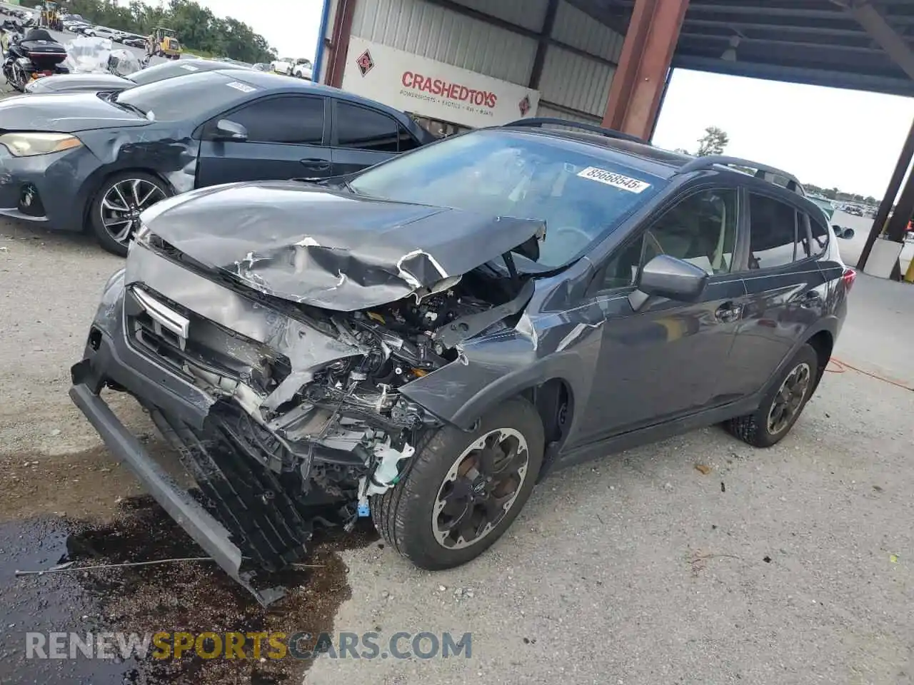 1 Photograph of a damaged car JF2GTAECXM8342689 SUBARU CROSSTREK 2021