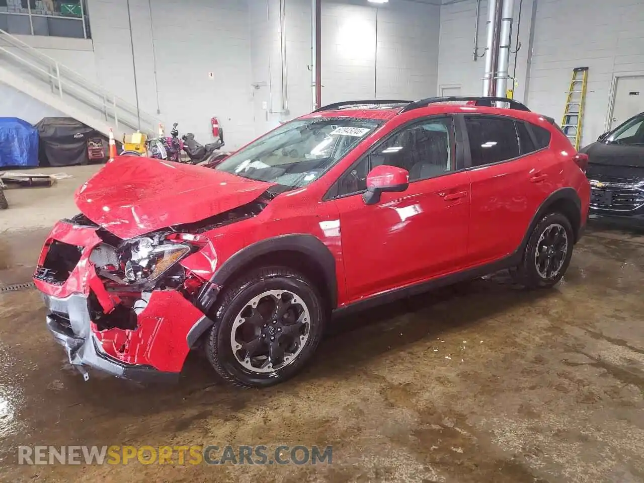 1 Фотография поврежденного автомобиля JF2GTAECXM8345091 SUBARU CROSSTREK 2021