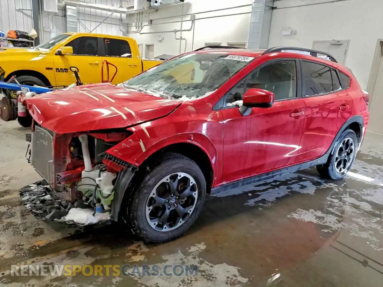 1 Photograph of a damaged car JF2GTAGC2MH348743 SUBARU CROSSTREK 2021