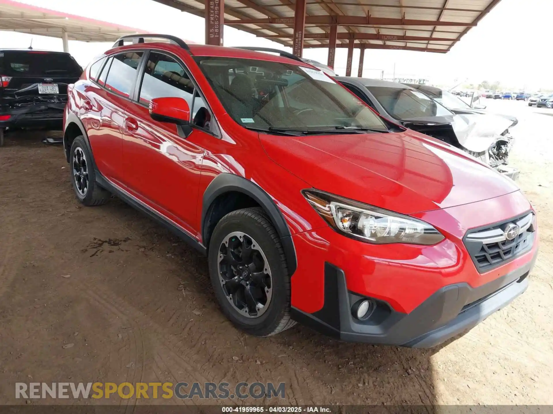 1 Photograph of a damaged car JF2GTAPC0M8308693 SUBARU CROSSTREK 2021