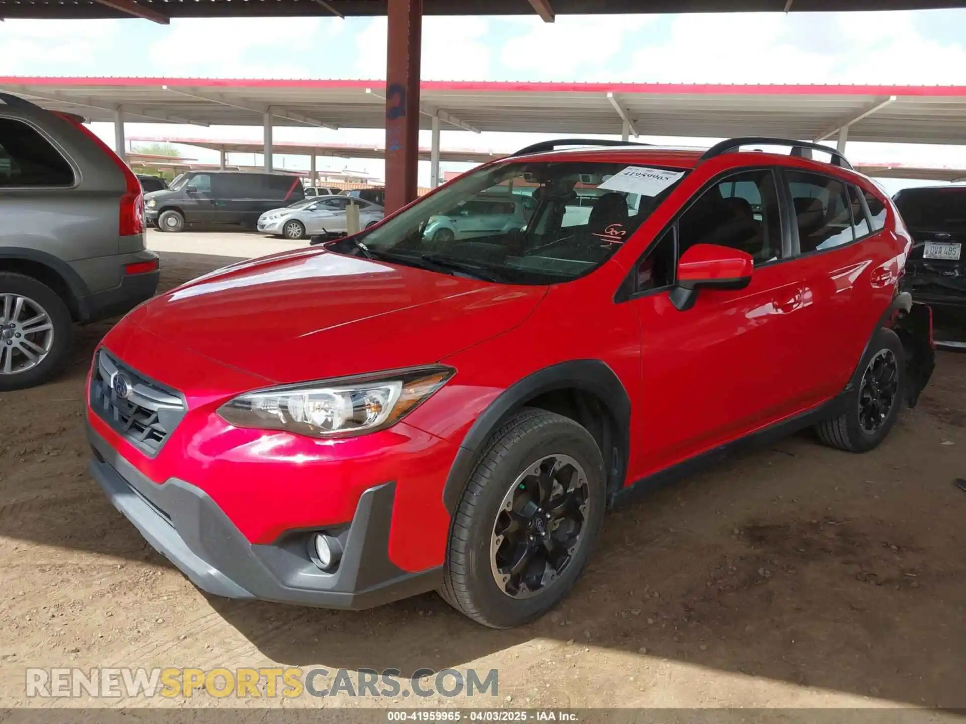 2 Photograph of a damaged car JF2GTAPC0M8308693 SUBARU CROSSTREK 2021