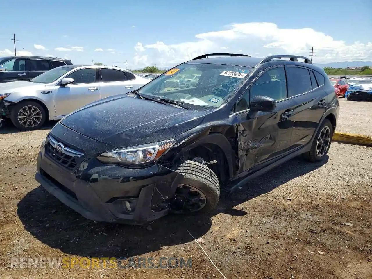 1 Photograph of a damaged car JF2GTAPC0M8361927 SUBARU CROSSTREK 2021