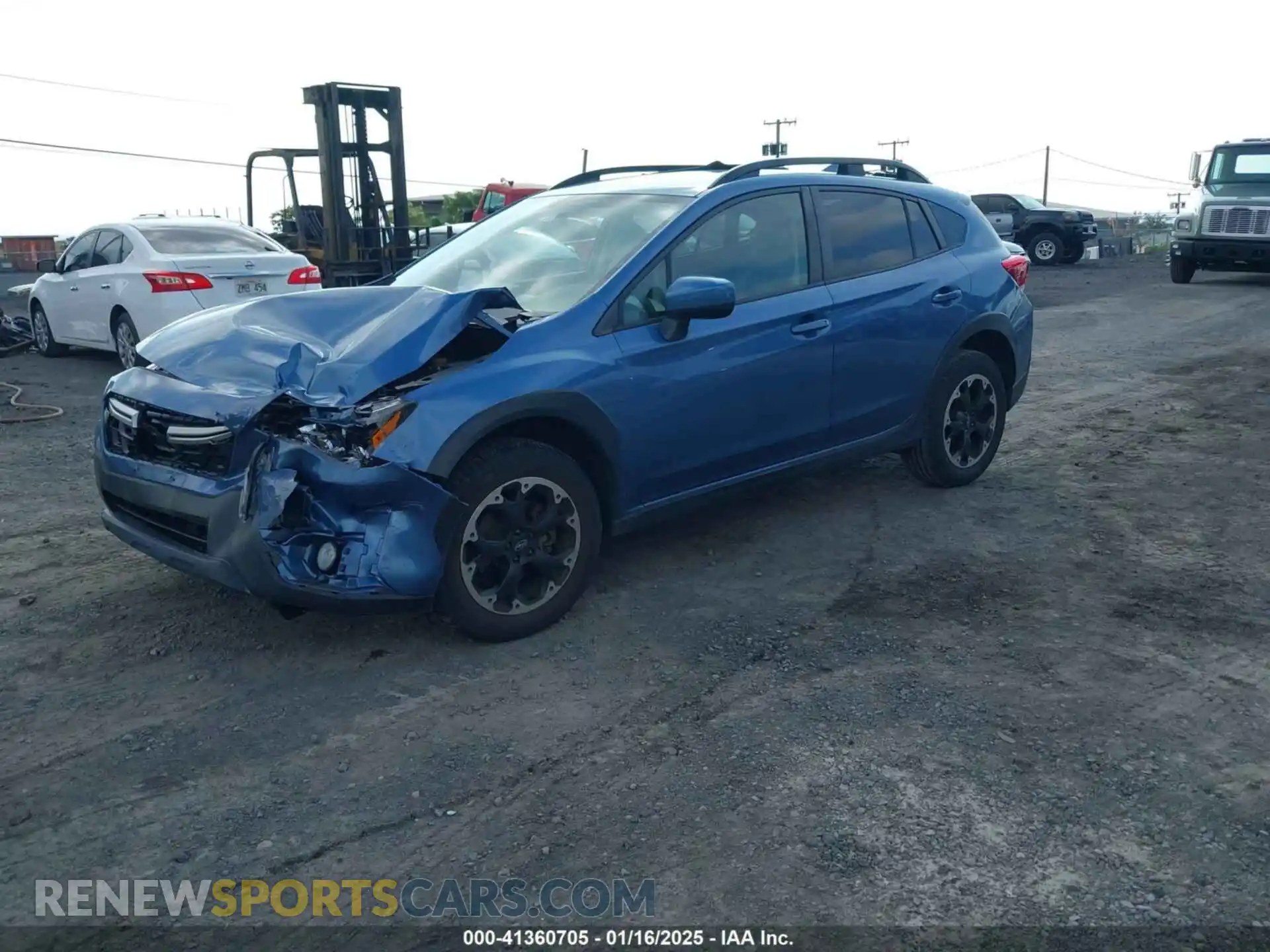 2 Photograph of a damaged car JF2GTAPC0MH345887 SUBARU CROSSTREK 2021