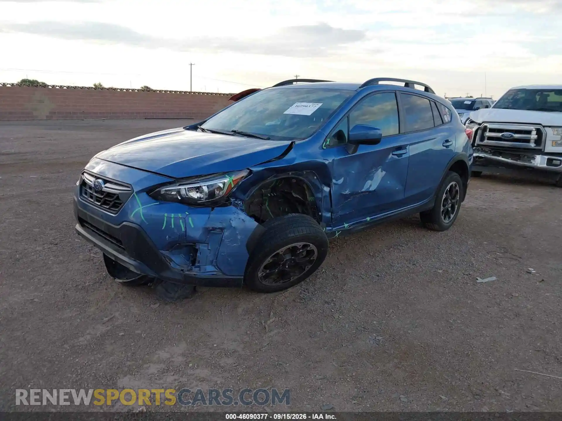 2 Фотография поврежденного автомобиля JF2GTAPC0MH393874 SUBARU CROSSTREK 2021