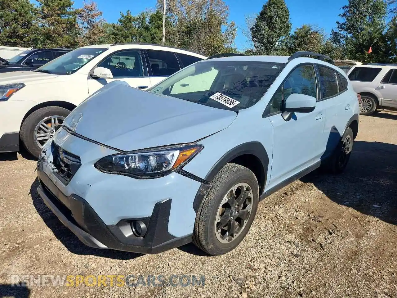 1 Фотография поврежденного автомобиля JF2GTAPC1M8211308 SUBARU CROSSTREK 2021
