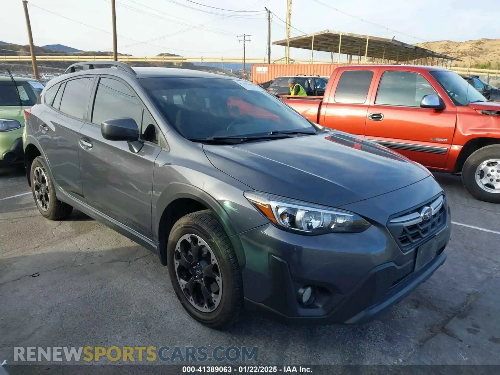 1 Photograph of a damaged car JF2GTAPC1M8355876 SUBARU CROSSTREK 2021