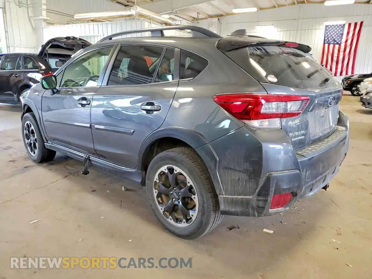 2 Фотография поврежденного автомобиля JF2GTAPC1M8367445 SUBARU CROSSTREK 2021