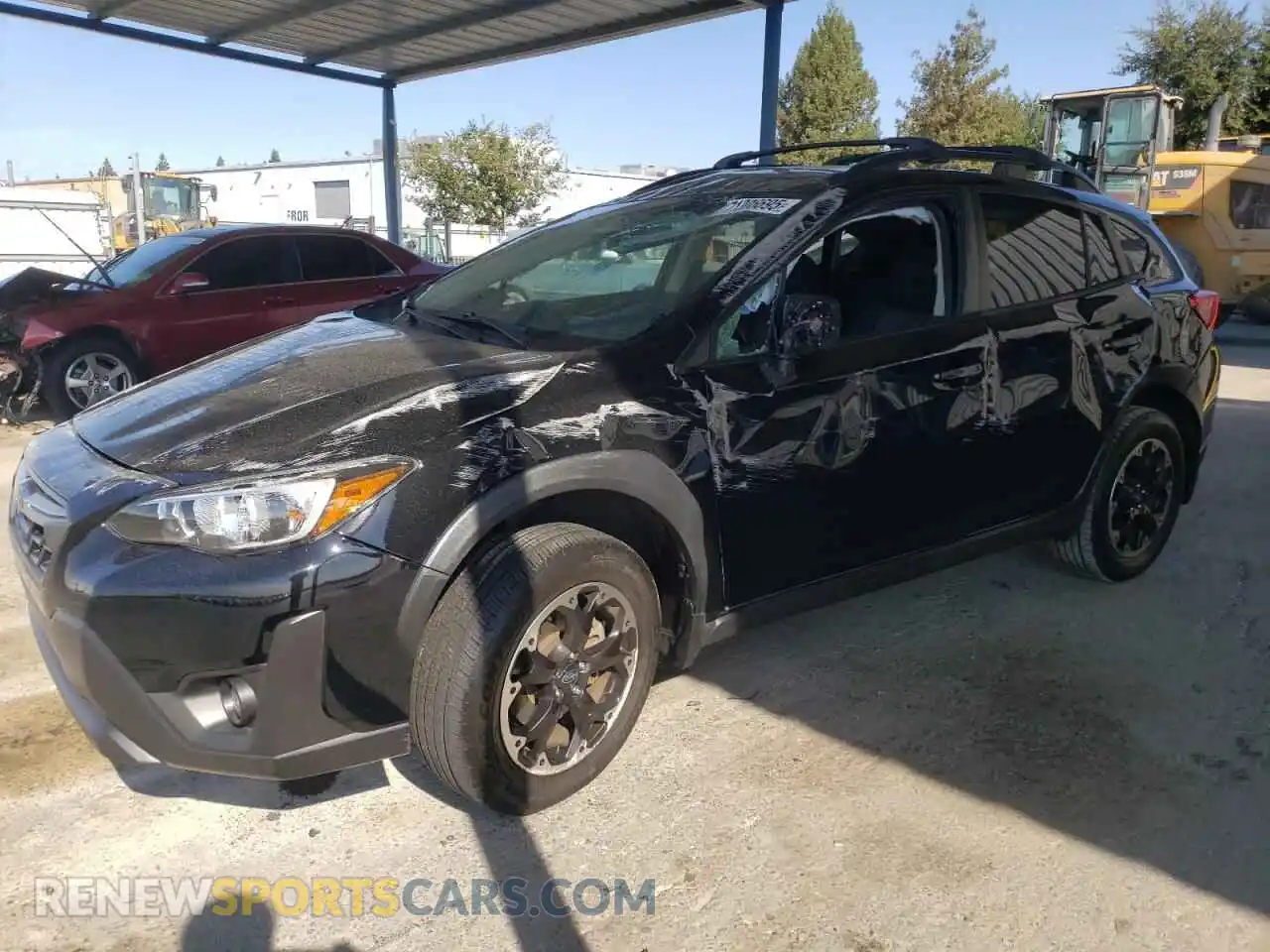 1 Photograph of a damaged car JF2GTAPC1M8393673 SUBARU CROSSTREK 2021