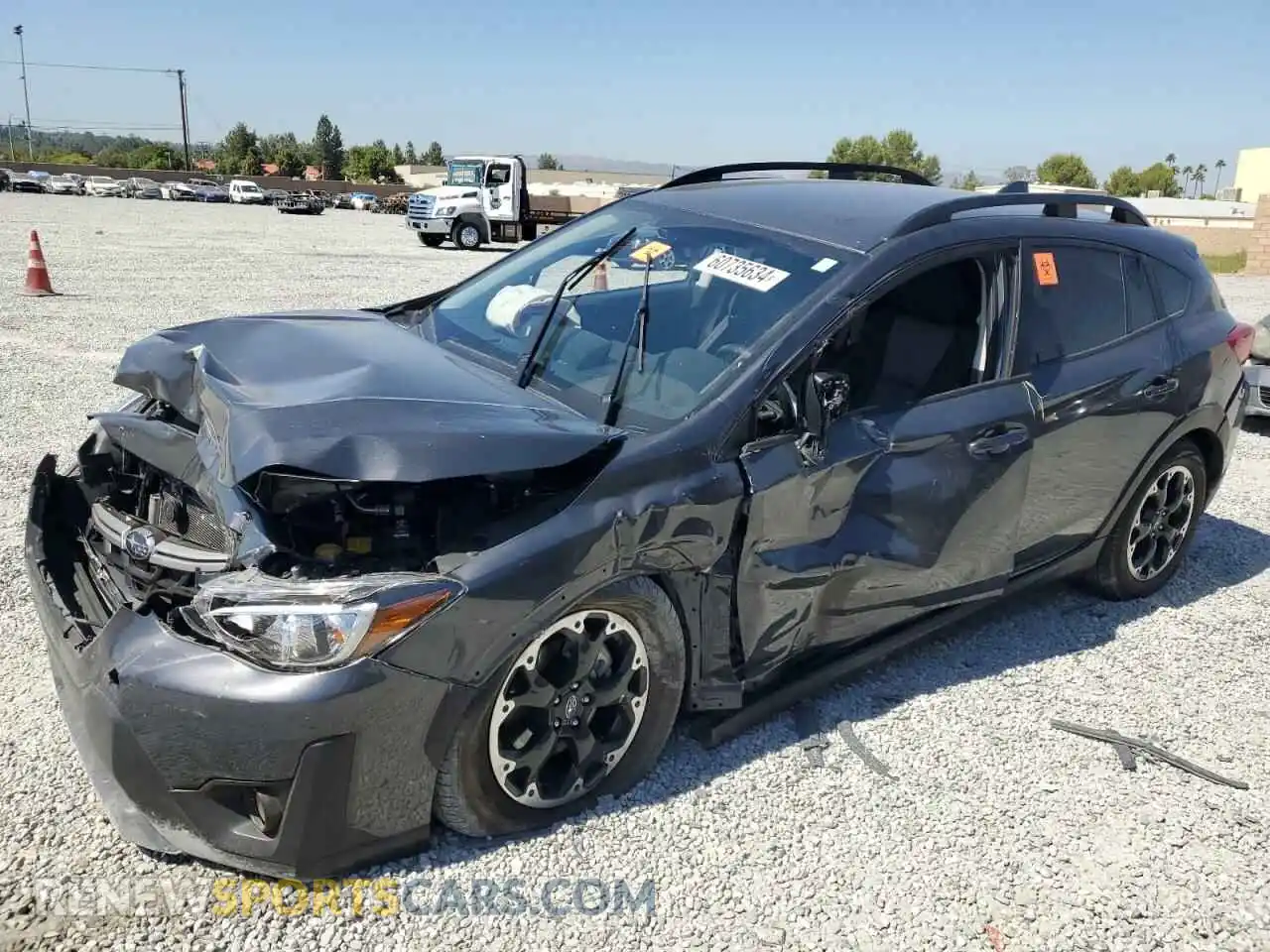 1 Photograph of a damaged car JF2GTAPC1M8666630 SUBARU CROSSTREK 2021
