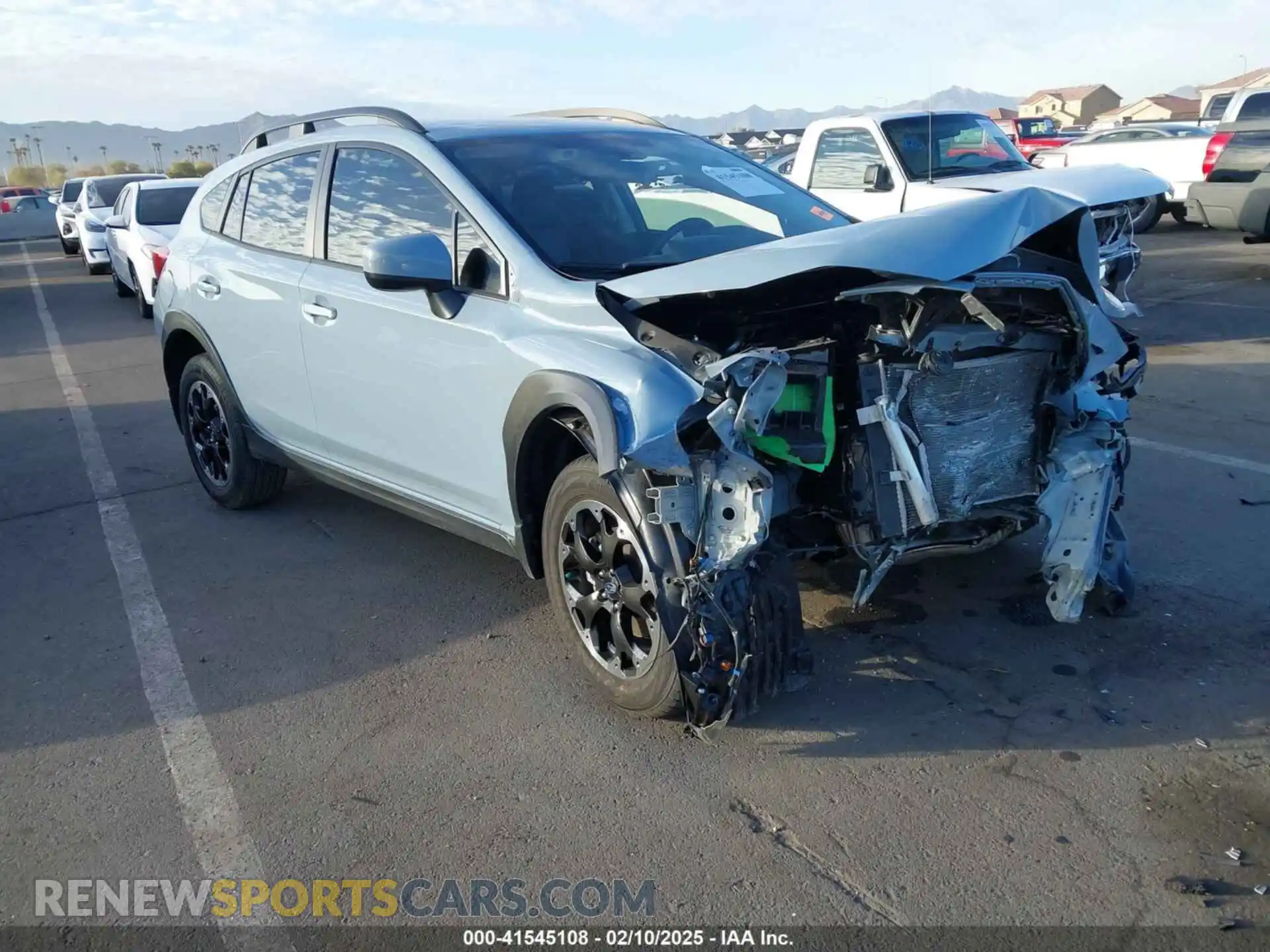 1 Photograph of a damaged car JF2GTAPC1M8666725 SUBARU CROSSTREK 2021