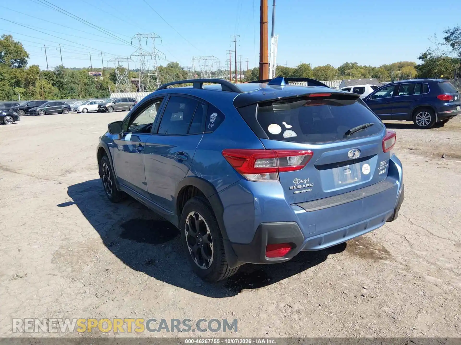 3 fotografías del automóvil dañado JF2GTAPC1MH317161 SUBARU CROSSTREK 2021