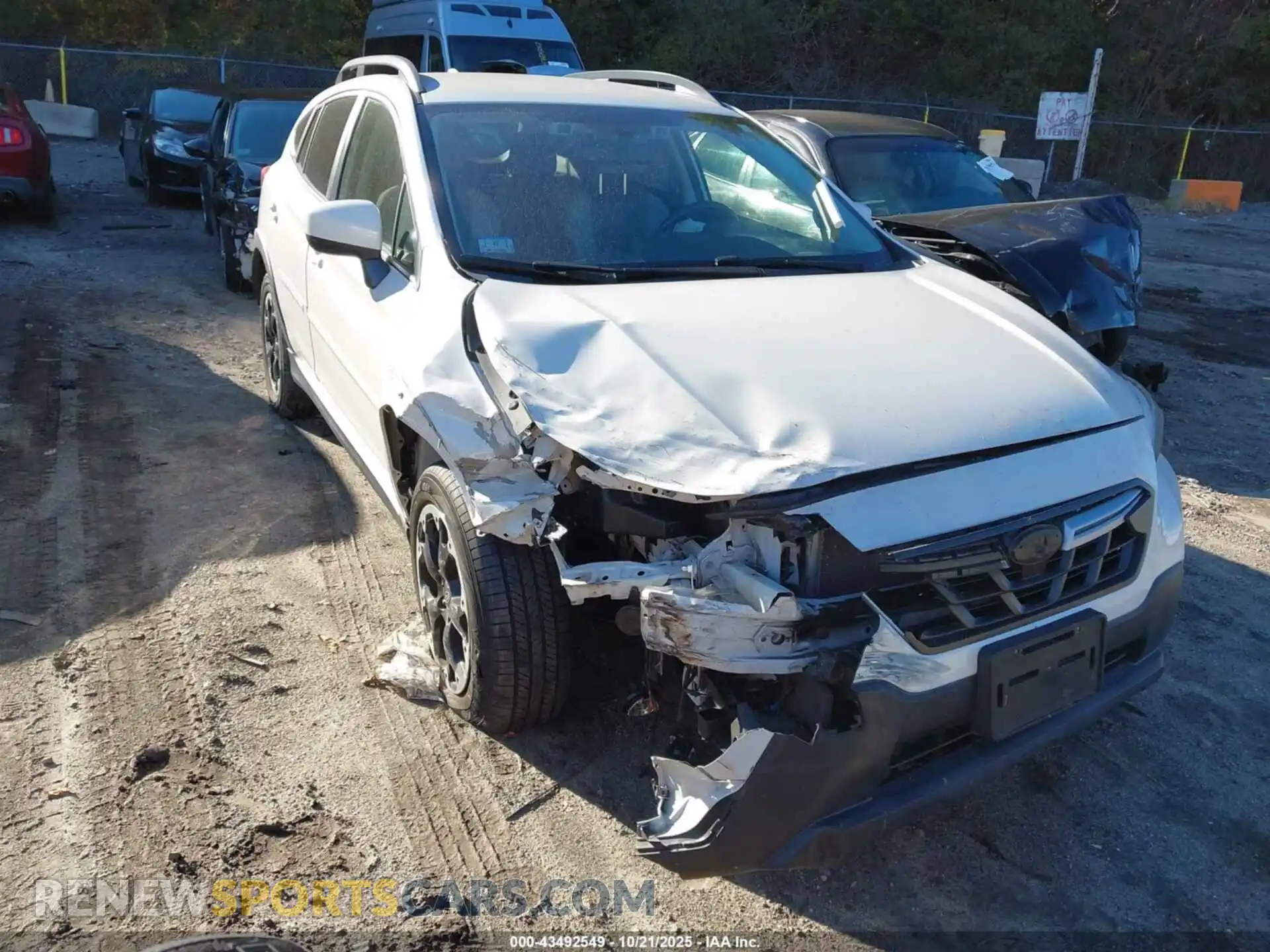 1 Photograph of a damaged car JF2GTAPC3M8307974 SUBARU CROSSTREK 2021