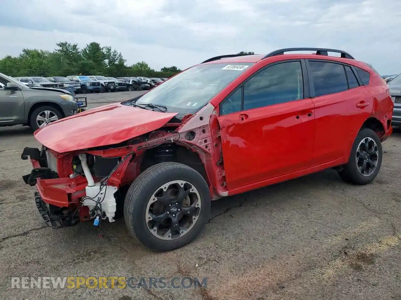 1 Photograph of a damaged car JF2GTAPC4M8228099 SUBARU CROSSTREK 2021