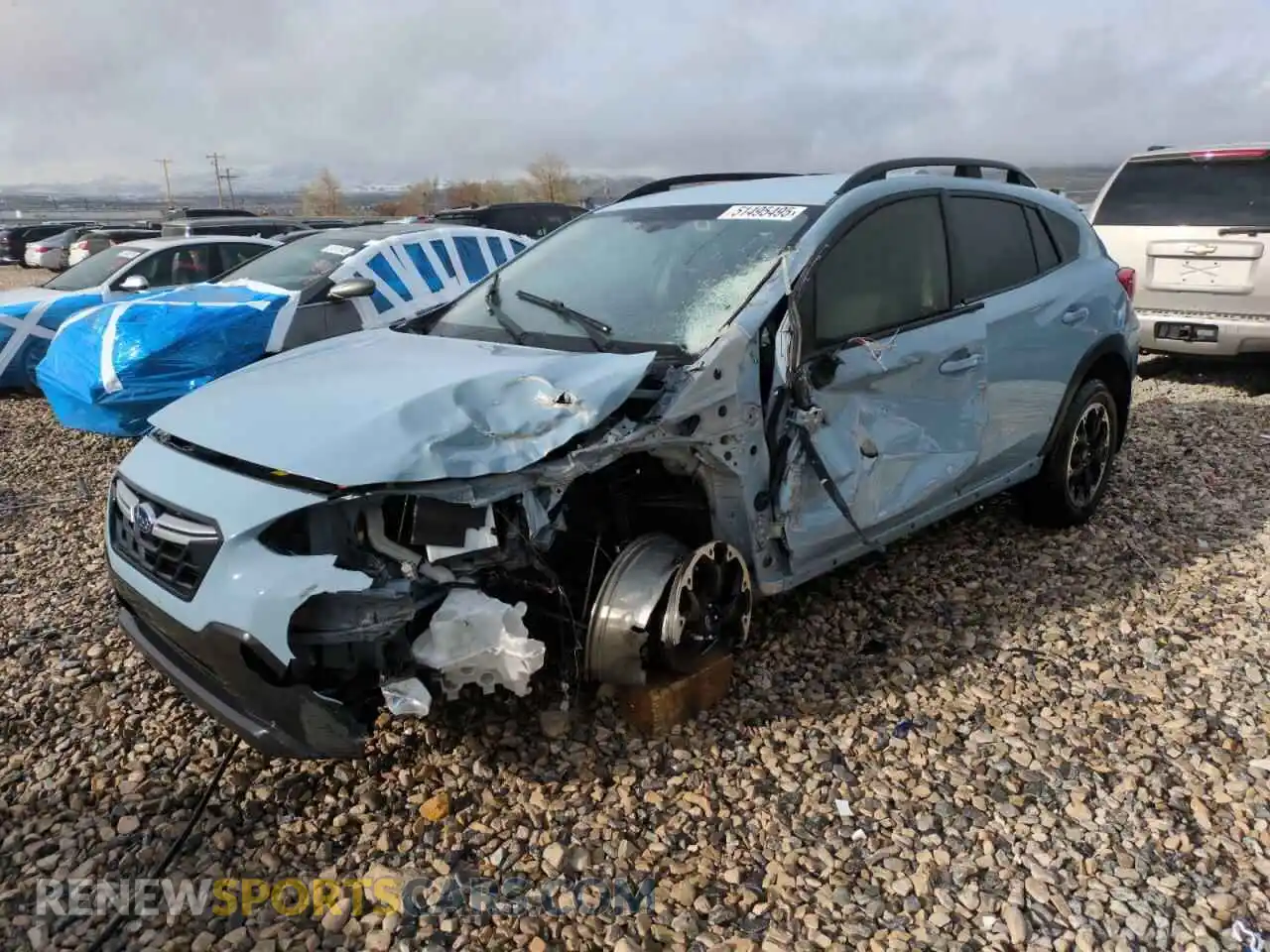 1 Photograph of a damaged car JF2GTAPC4M8245484 SUBARU CROSSTREK 2021