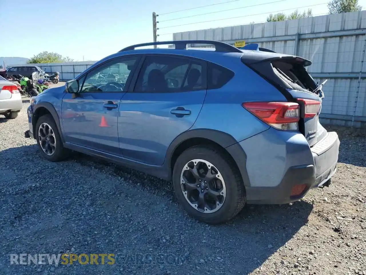 2 fotografías del automóvil dañado JF2GTAPC4MH303013 SUBARU CROSSTREK 2021