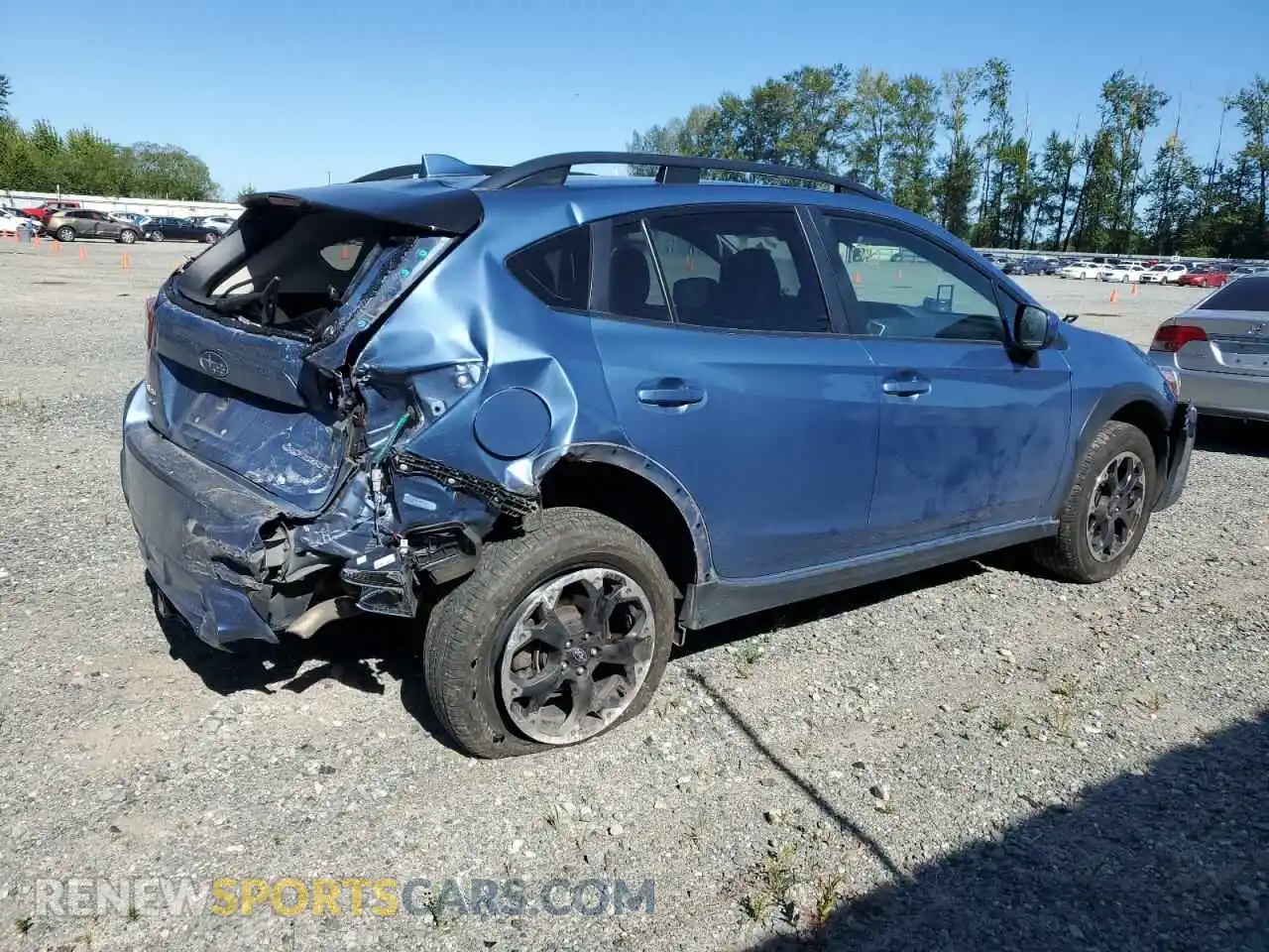 3 fotografías del automóvil dañado JF2GTAPC4MH303013 SUBARU CROSSTREK 2021