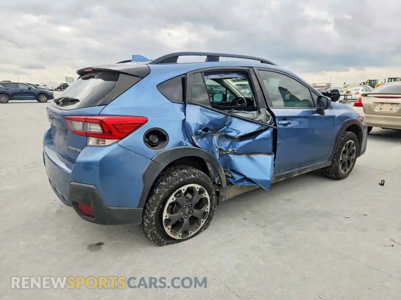 3 Photograph of a damaged car JF2GTAPC4MH304470 SUBARU CROSSTREK 2021