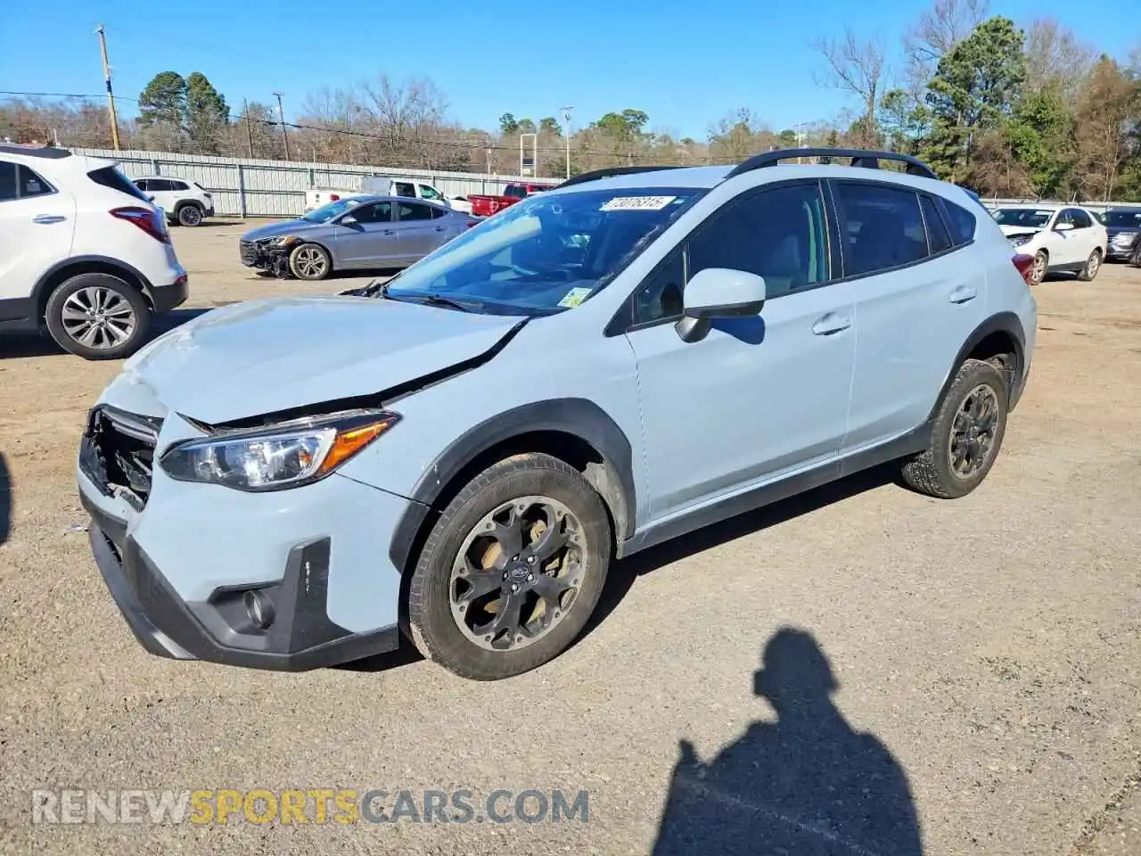 1 Photograph of a damaged car JF2GTAPC5M8662161 SUBARU CROSSTREK 2021
