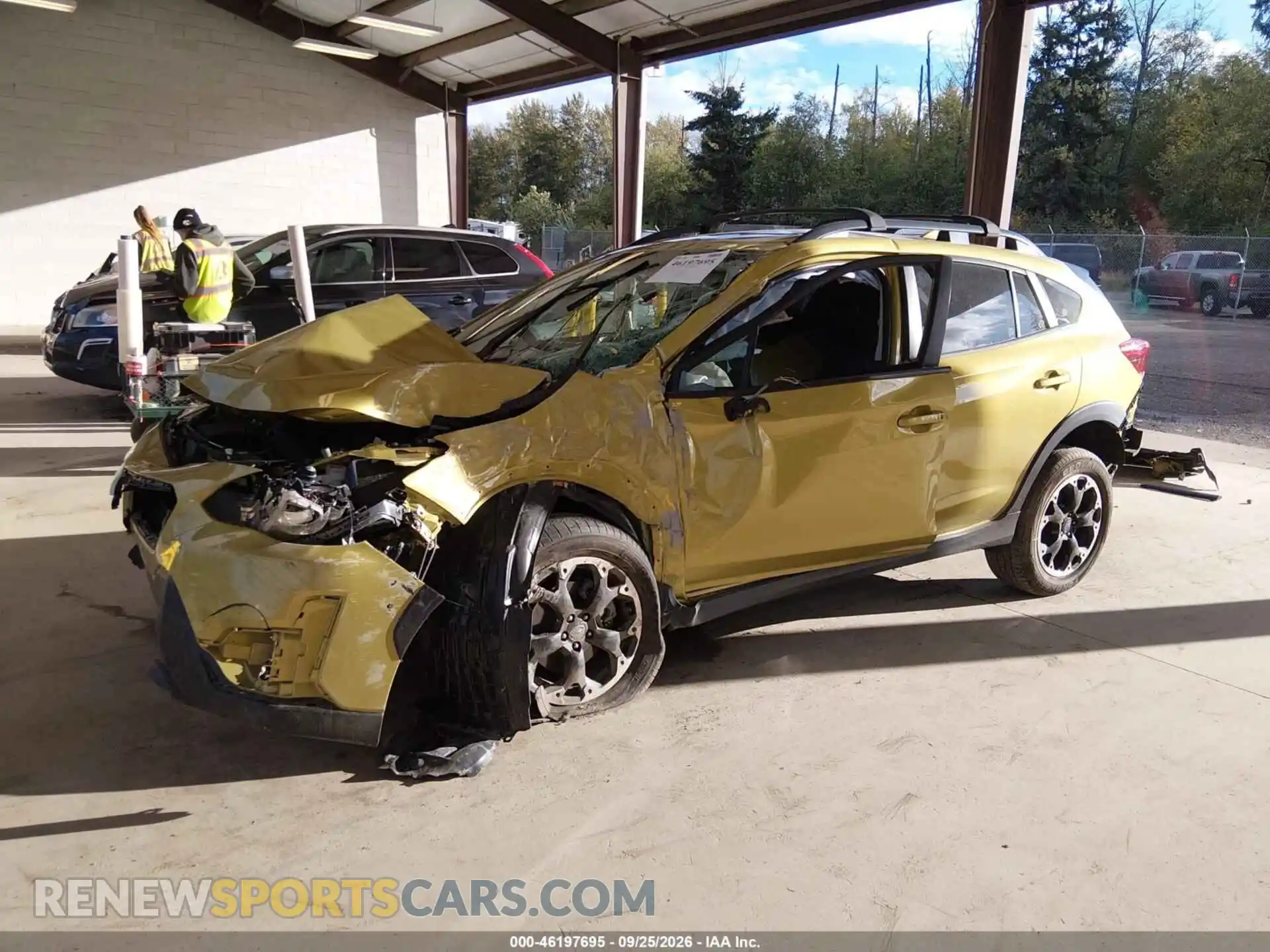 2 fotografías del automóvil dañado JF2GTAPC5MH308284 SUBARU CROSSTREK 2021