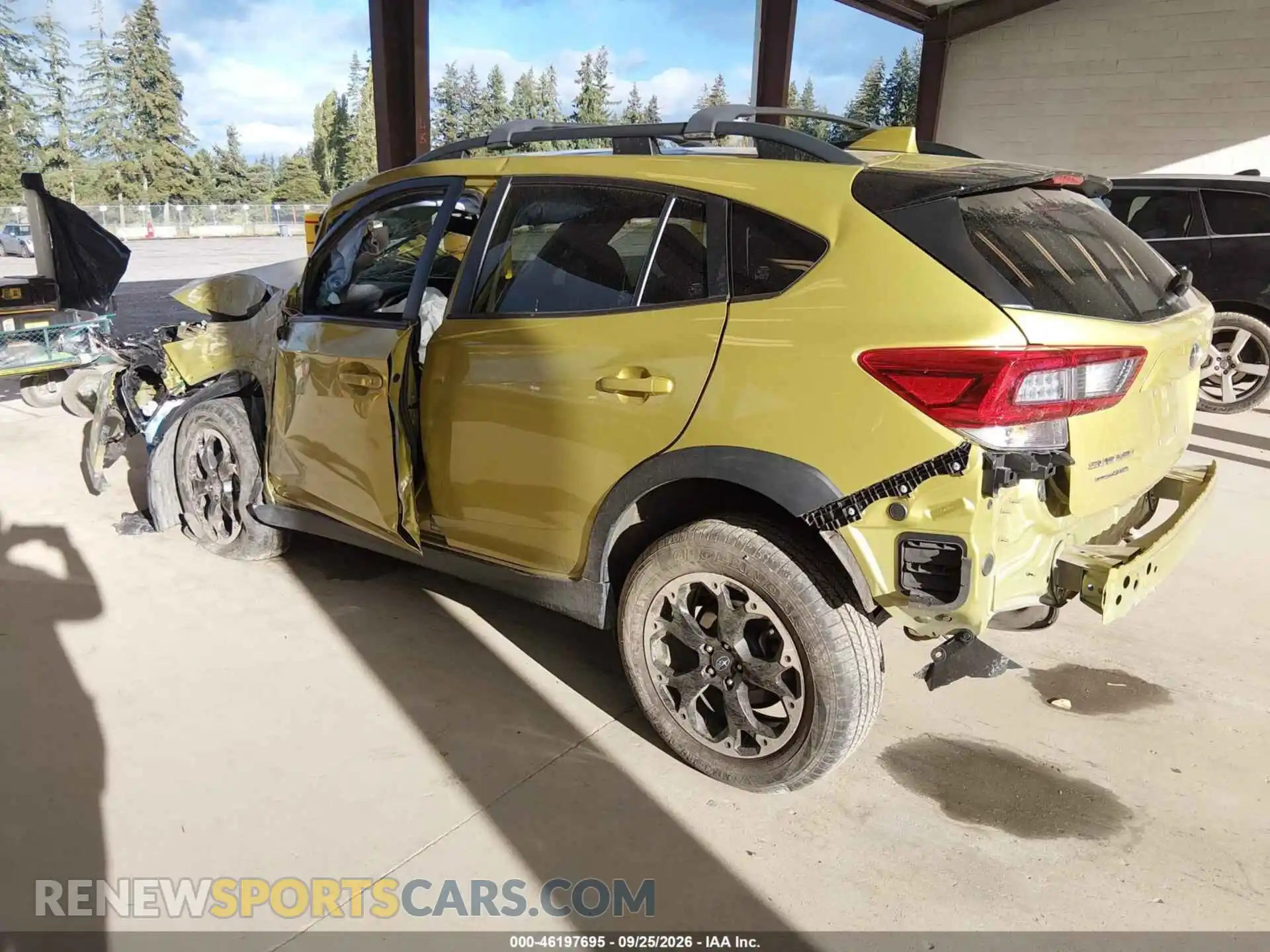 3 fotografías del automóvil dañado JF2GTAPC5MH308284 SUBARU CROSSTREK 2021
