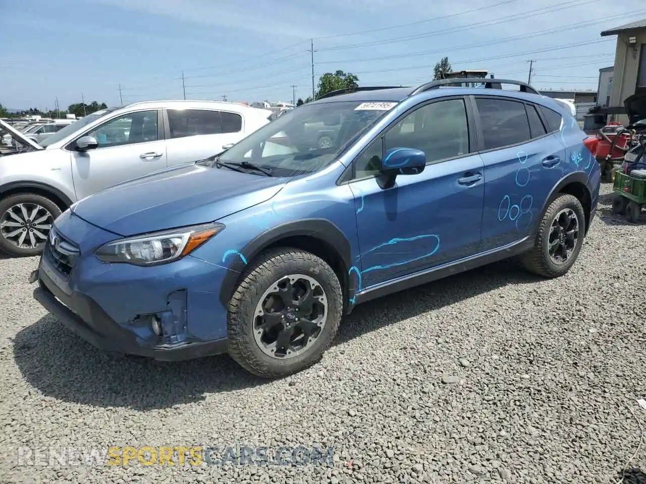 1 fotografías del automóvil dañado JF2GTAPC5MH372065 SUBARU CROSSTREK 2021
