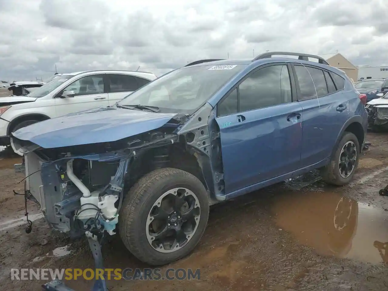 1 Photograph of a damaged car JF2GTAPC5MH651869 SUBARU CROSSTREK 2021