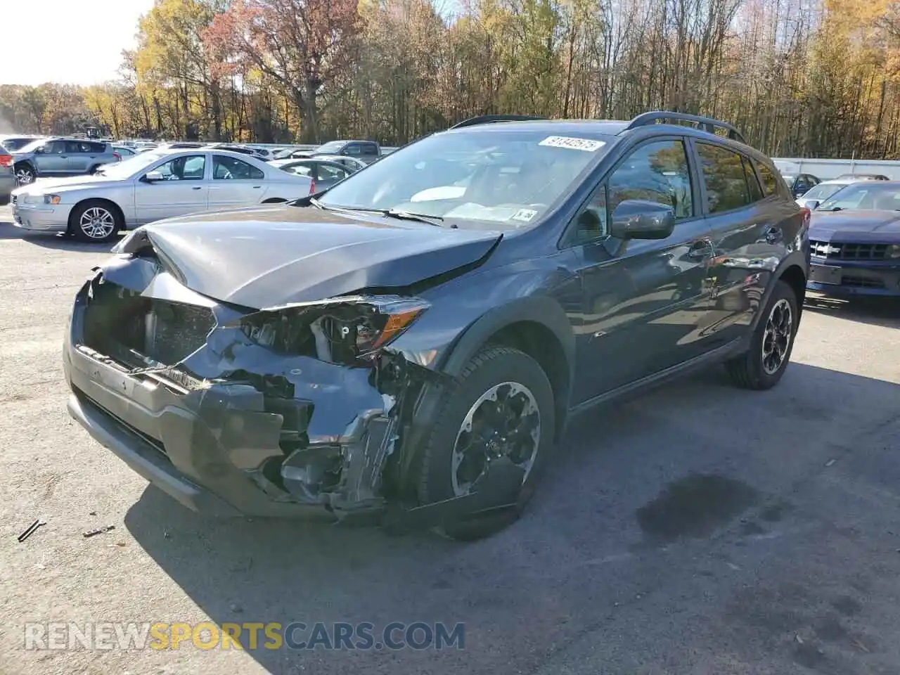 1 Photograph of a damaged car JF2GTAPC6M8326986 SUBARU CROSSTREK 2021