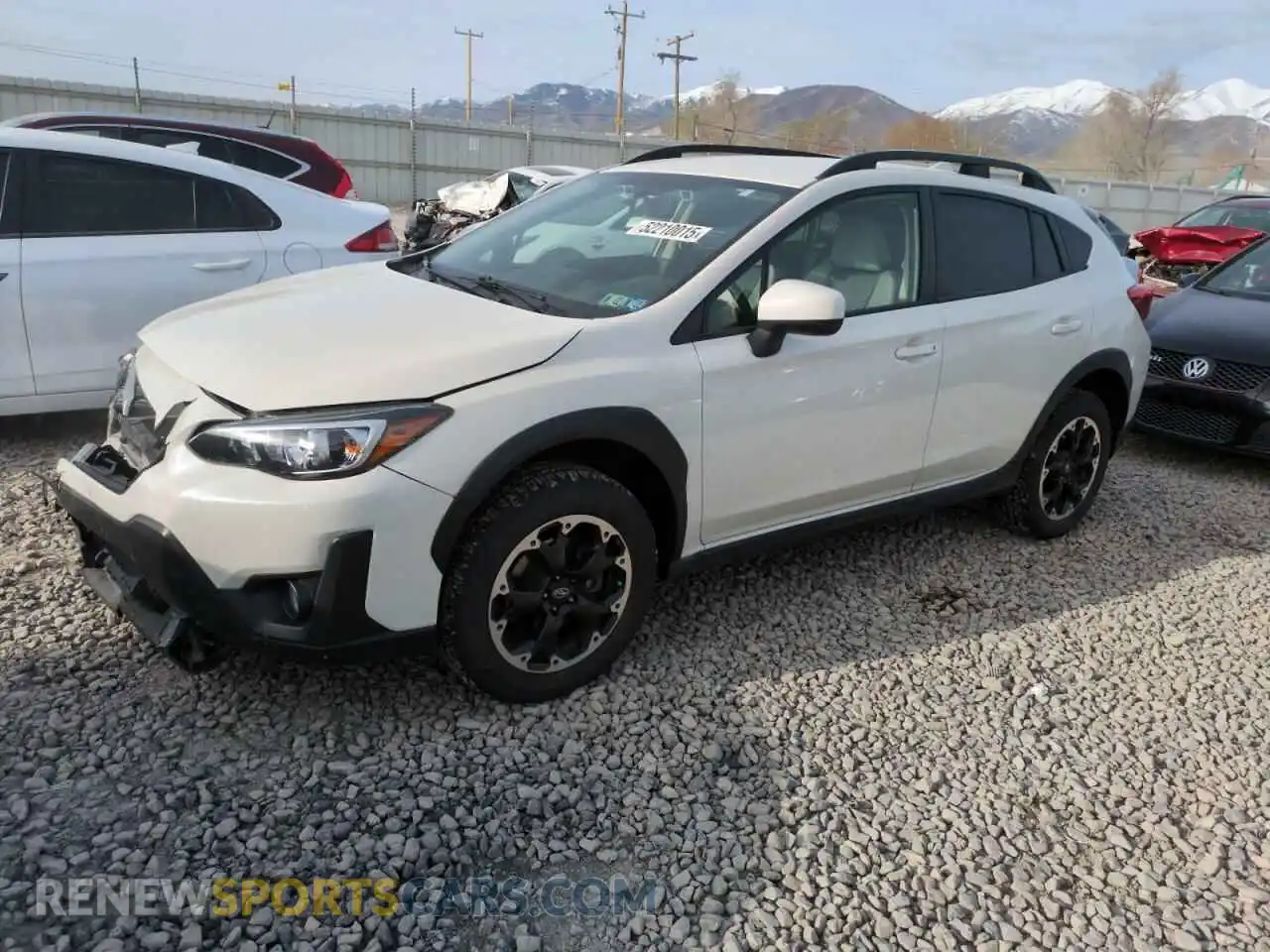 1 Photograph of a damaged car JF2GTAPC6M8362693 SUBARU CROSSTREK 2021