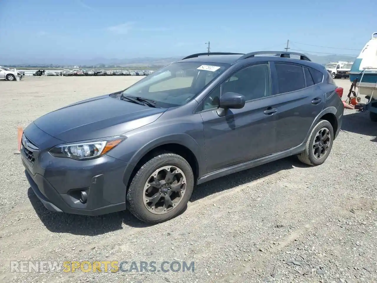 1 Photograph of a damaged car JF2GTAPC6M8373001 SUBARU CROSSTREK 2021