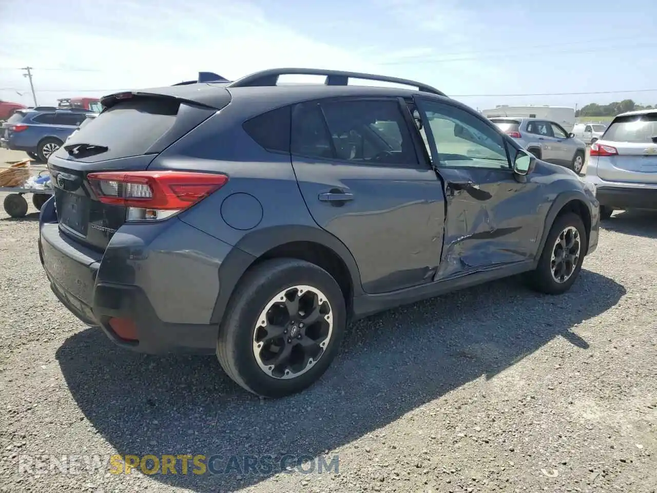 3 Photograph of a damaged car JF2GTAPC6M8373001 SUBARU CROSSTREK 2021