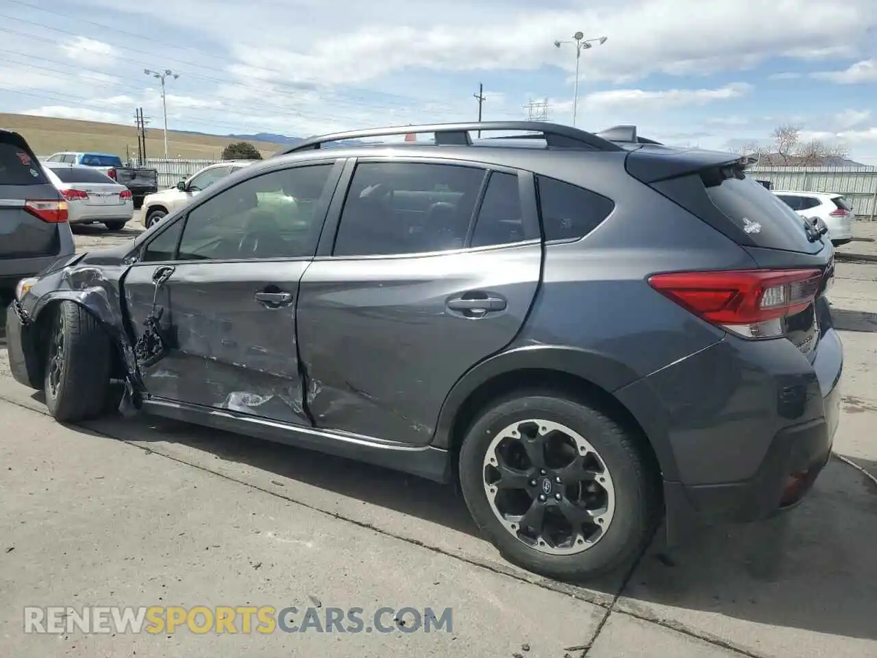 2 Фотография поврежденного автомобиля JF2GTAPC6M8393670 SUBARU CROSSTREK 2021