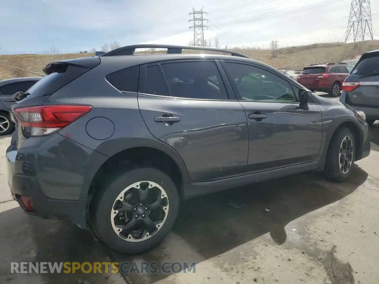 3 Фотография поврежденного автомобиля JF2GTAPC6M8393670 SUBARU CROSSTREK 2021