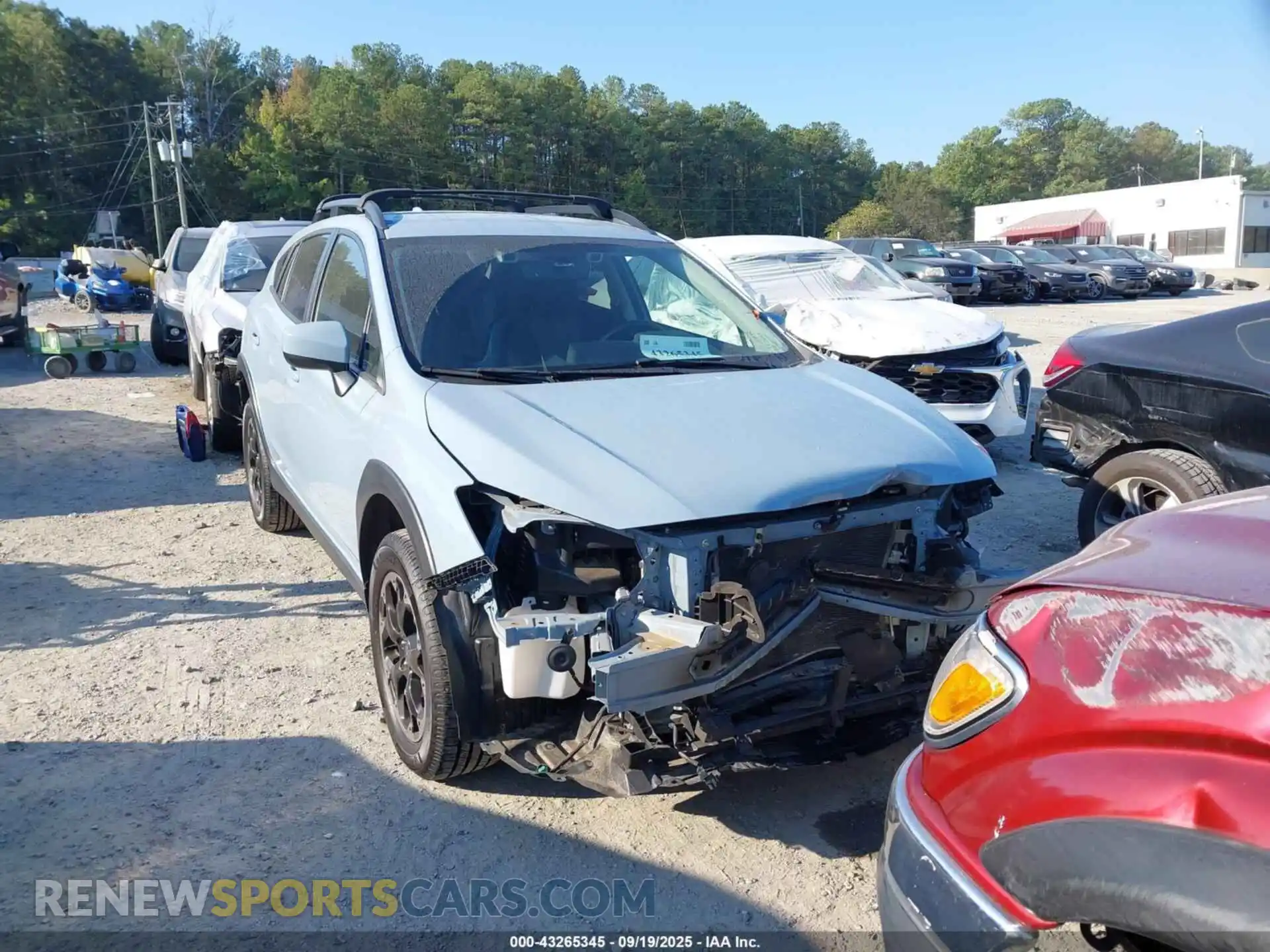 1 Photograph of a damaged car JF2GTAPC6MH391644 SUBARU CROSSTREK 2021