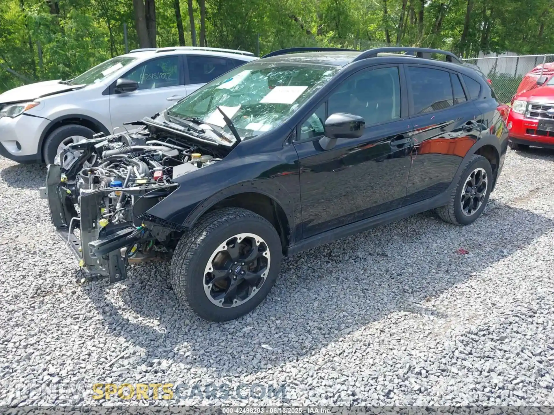 2 fotografías del automóvil dañado JF2GTAPC7M8230476 SUBARU CROSSTREK 2021