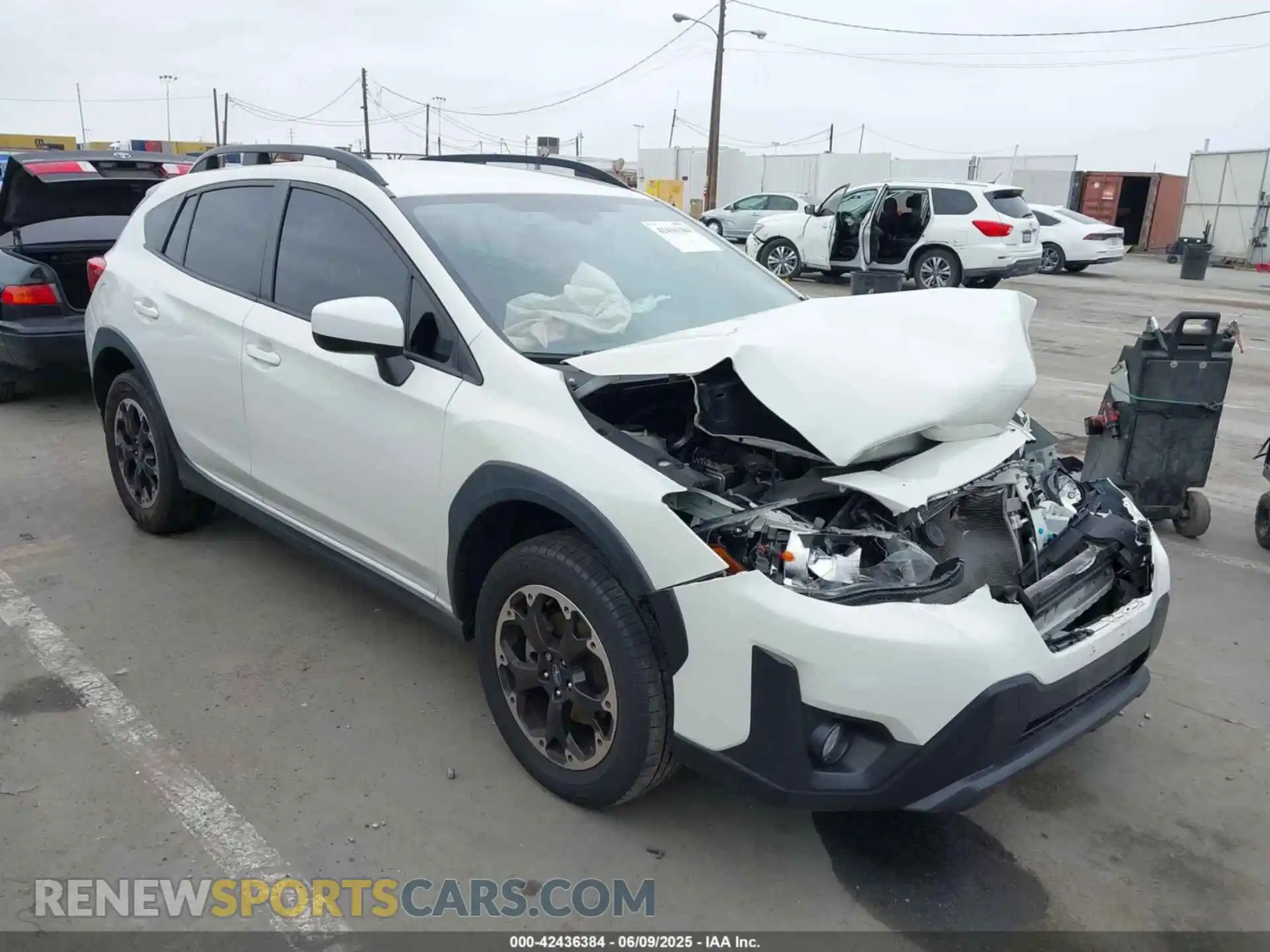 1 Photograph of a damaged car JF2GTAPC7M8274980 SUBARU CROSSTREK 2021