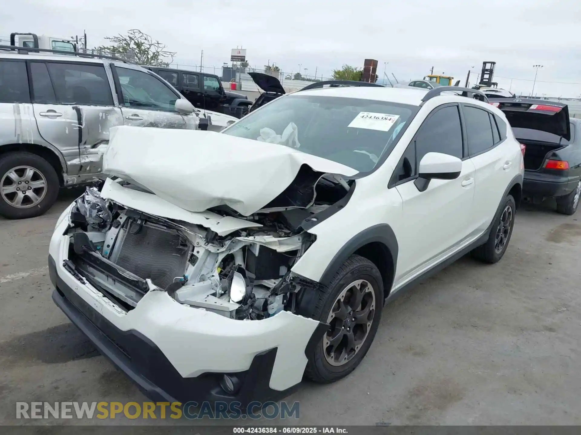 2 Photograph of a damaged car JF2GTAPC7M8274980 SUBARU CROSSTREK 2021