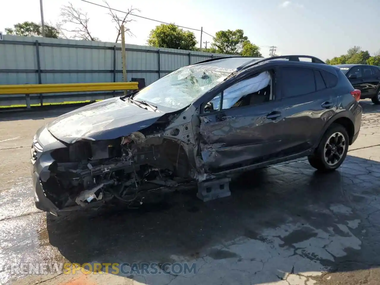 1 Photograph of a damaged car JF2GTAPC7M8650500 SUBARU CROSSTREK 2021