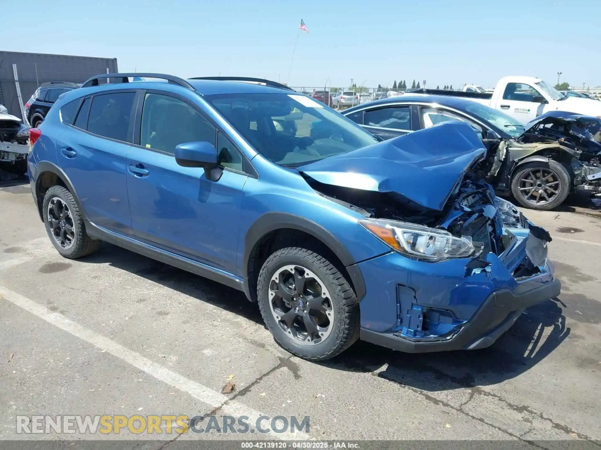 1 Photograph of a damaged car JF2GTAPC7MH370303 SUBARU CROSSTREK 2021