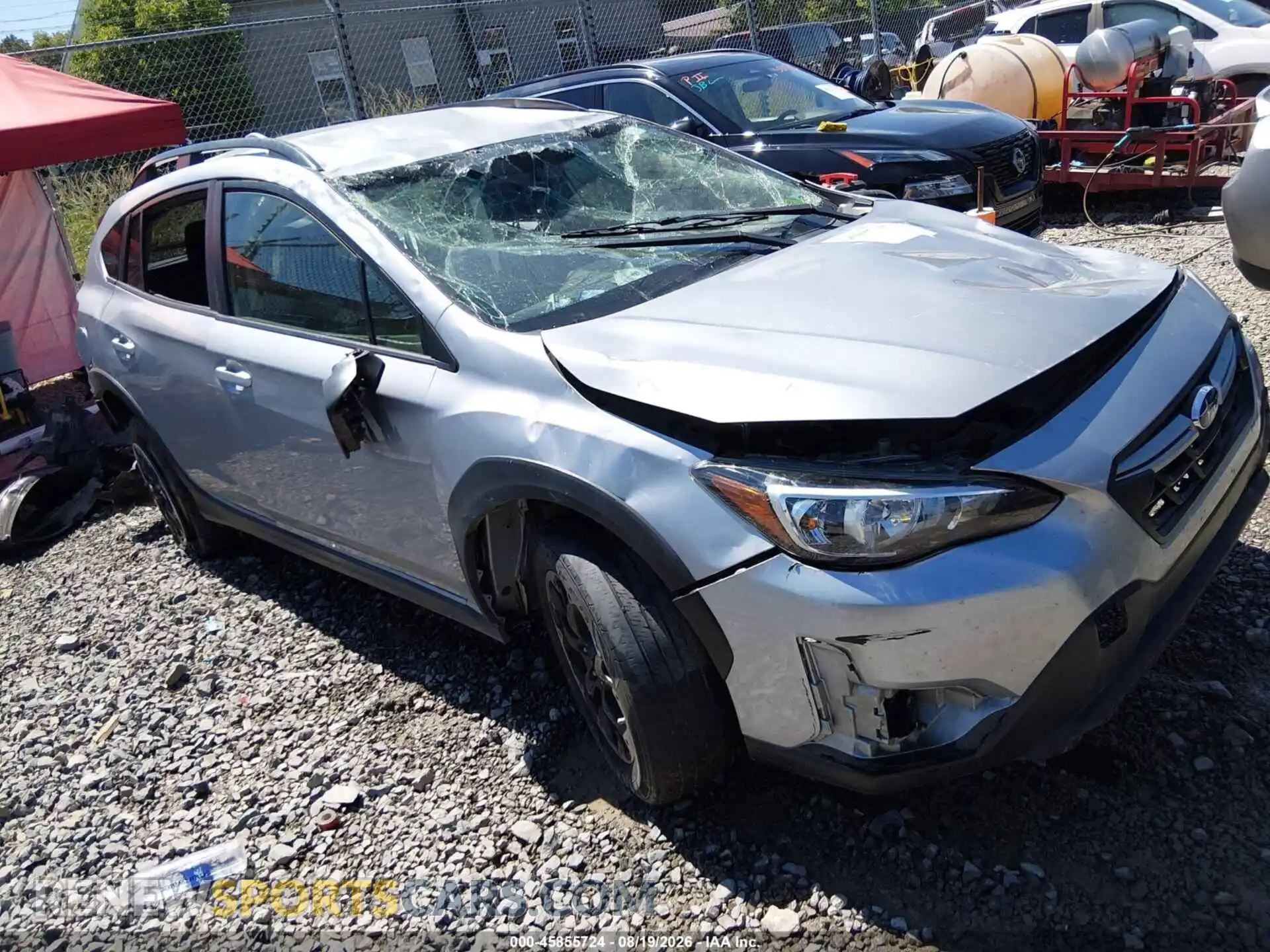 1 Photograph of a damaged car JF2GTAPC8M8258111 SUBARU CROSSTREK 2021