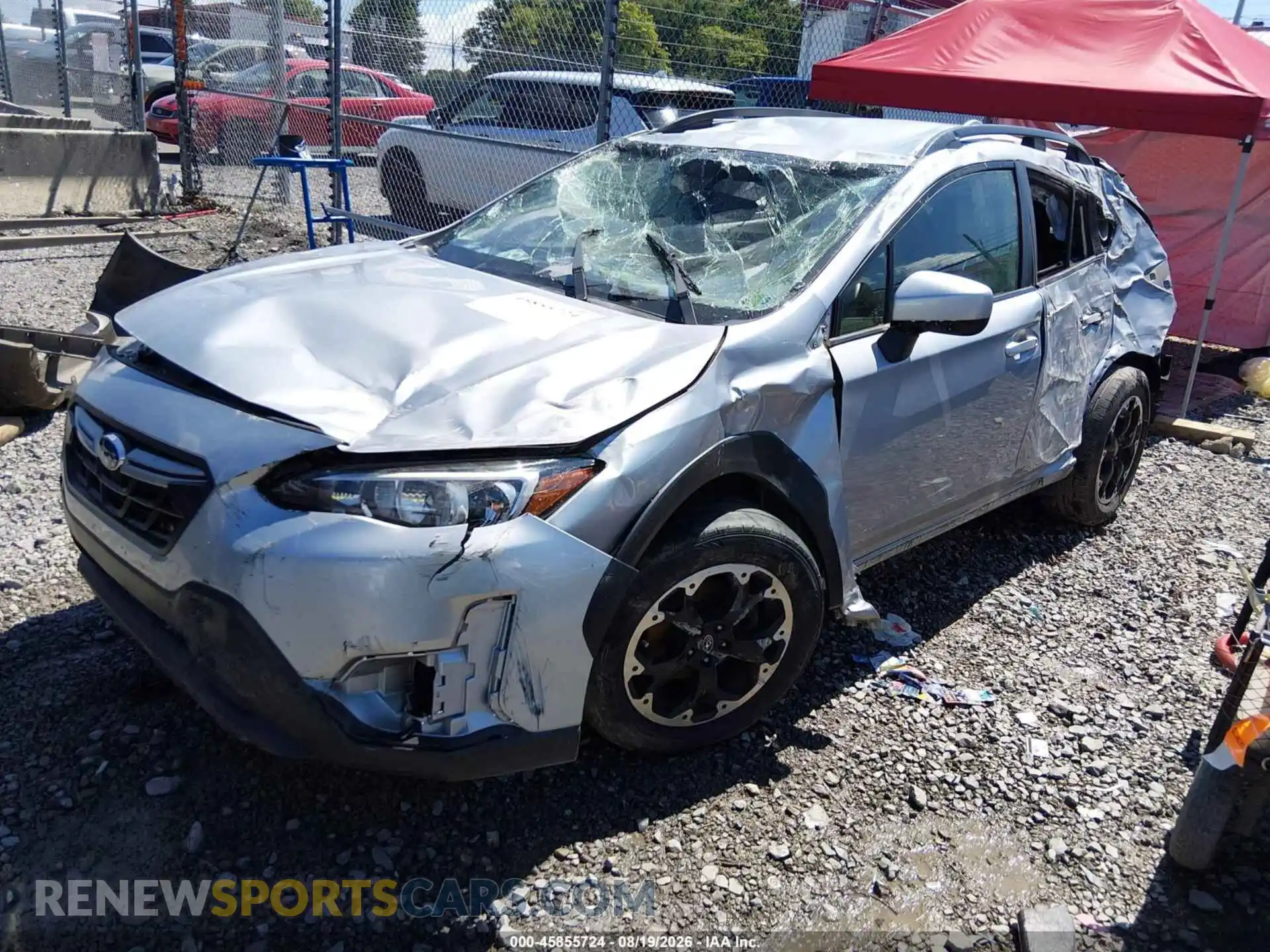 2 Photograph of a damaged car JF2GTAPC8M8258111 SUBARU CROSSTREK 2021